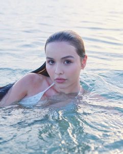 Sophie Mudd on water