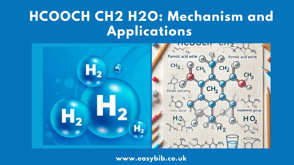 HCOOCH CH₂ H₂O: Everything You Need to Know